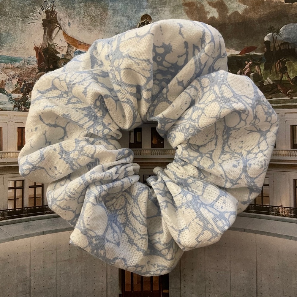 Handmade Marbled Scrunchie / ADD ON ITEM ONLY